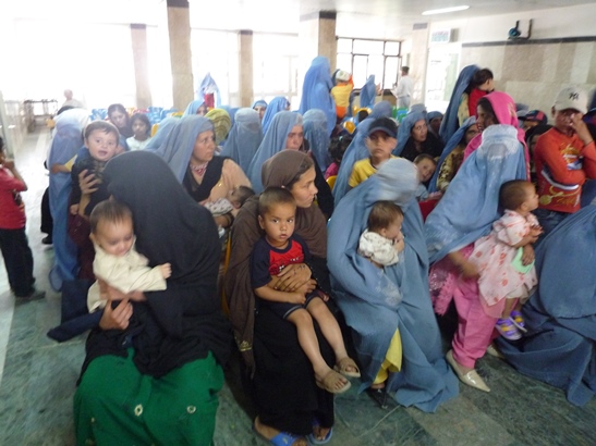 Kabul, Afghanistan. The Indira Gandhi Children Hospital.