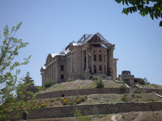 Kabul. Amin Palace destroyed by Talibans.